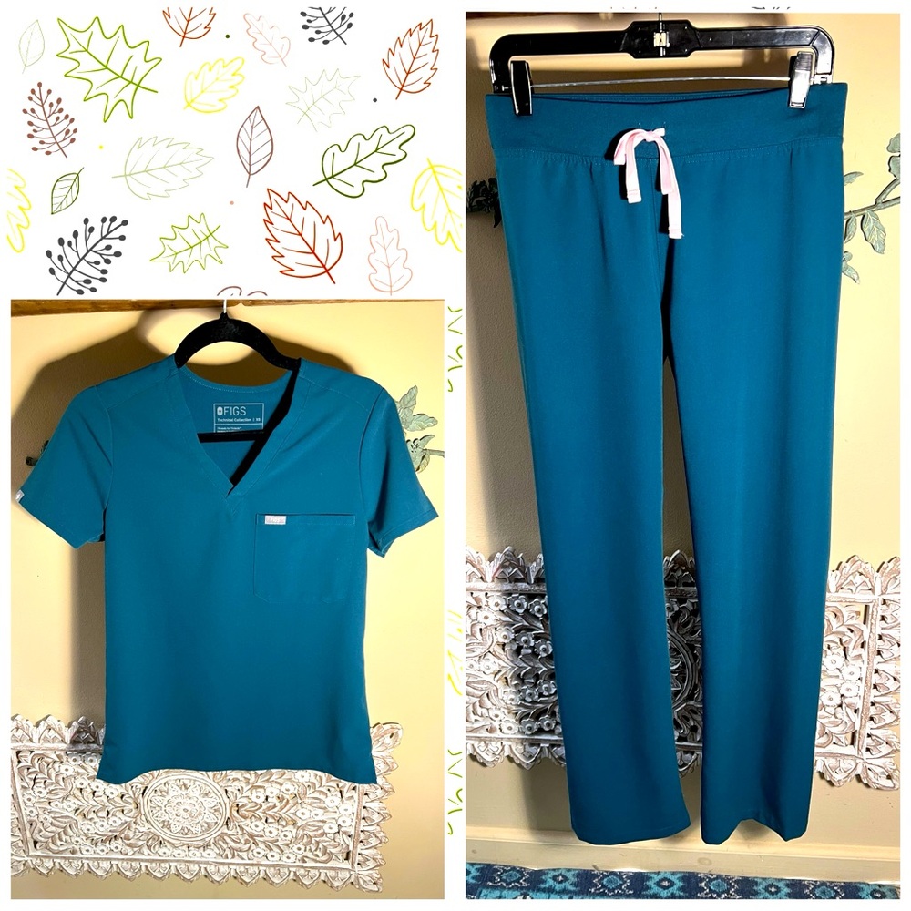 Figs Scrub Set- Catrina Top & Livingston Pant